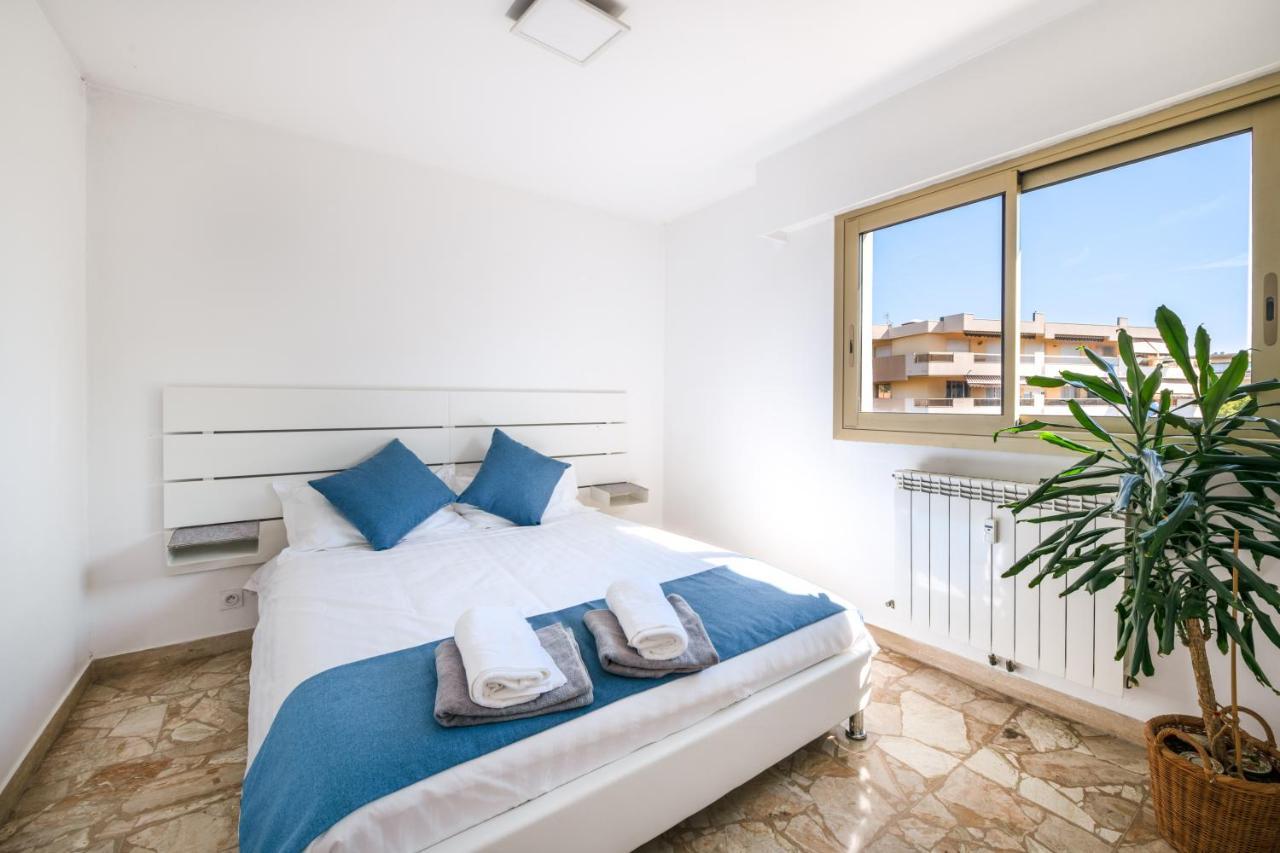 Residence Mediterranee - Beachfront - Sun And Seaview - Pool - Private Parking Cagnes-sur-Mer Exteriér fotografie