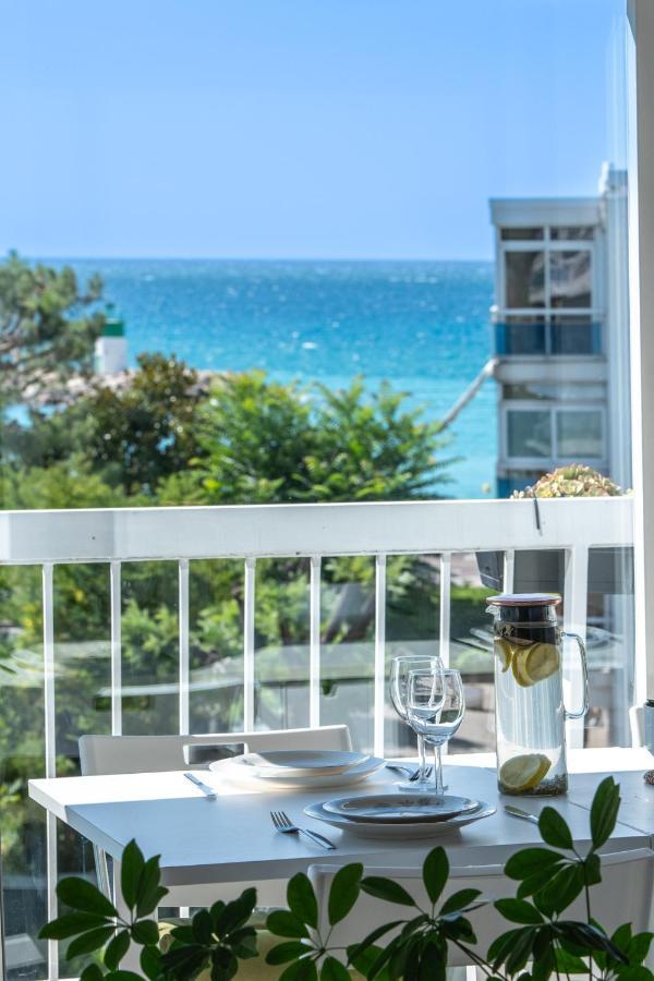 Residence Mediterranee - Beachfront - Sun And Seaview - Pool - Private Parking Cagnes-sur-Mer Exteriér fotografie